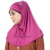 Jersey Instant Hijab - Dark Pink